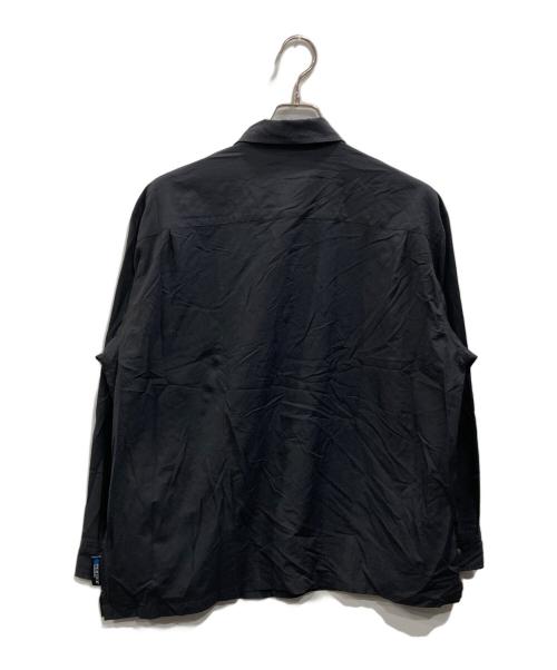 axesquin（アクシーズクイン）AXESQUIN (アクシーズクイン) HELIUM L/S SHIRTS ブラック サイズ:Lの古着・服飾アイテム
