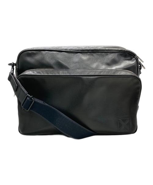 LUGGAGE LABEL（ラゲッジ レーベル）LUGGAGE LABEL (ラゲッジ レーベル) ライナーレザーショルダーバッグ(L) ブラック サイズ:-の古着・服飾アイテム