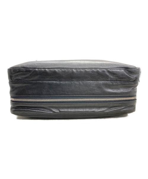 LUGGAGE LABEL（ラゲッジ レーベル）LUGGAGE LABEL (ラゲッジ レーベル) ライナーレザーショルダーバッグ(L) ブラック サイズ:-の古着・服飾アイテム