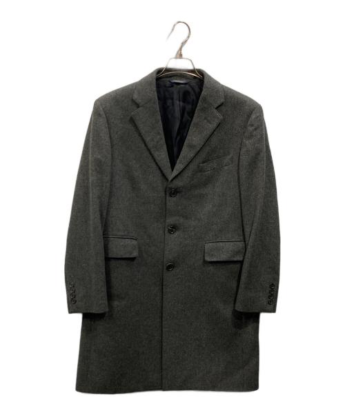 BROOKS BROTHERS（ブルックスブラザーズ）BROOKS BROTHERS (ブルックスブラザーズ) チェスターコート グレー サイズ:38の古着・服飾アイテム