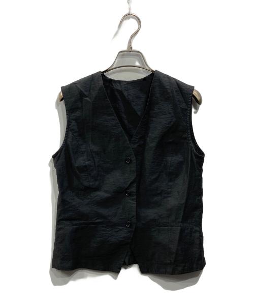 Adam et Rope（アダム エ ロペ）Adam et Rope (アダム エ ロペ) シアージレセパレートスリーブブラウス ブラック サイズ:Freeの古着・服飾アイテム