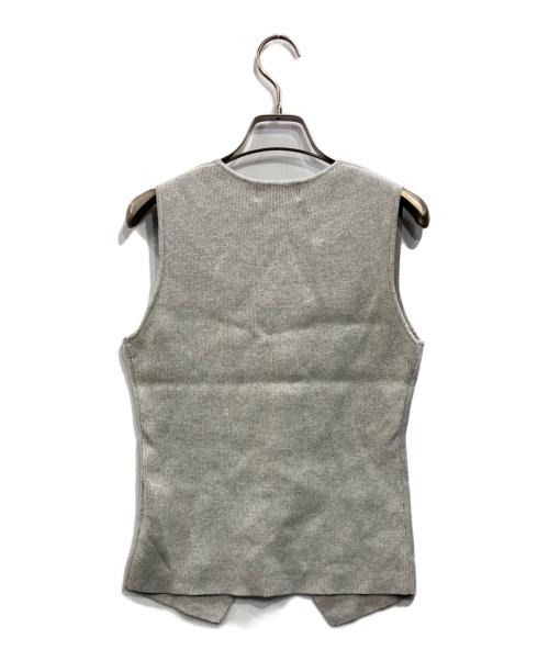 Adam et Rope（アダム エ ロペ）Adam et Rope (アダム エ ロペ) フルニードルニットジレ グレー サイズ:Freeの古着・服飾アイテム