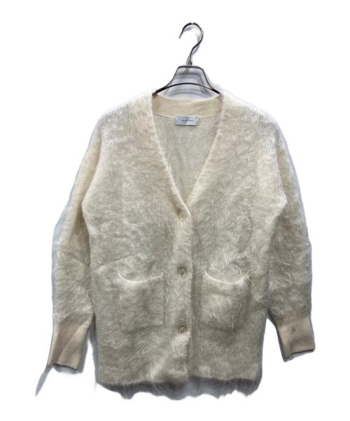 Adam et Rope（アダム エ ロペ）Adam et Rope (アダム エ ロペ) モヘヤカーディガン ホワイト サイズ:SIZE Freeの古着・服飾アイテム