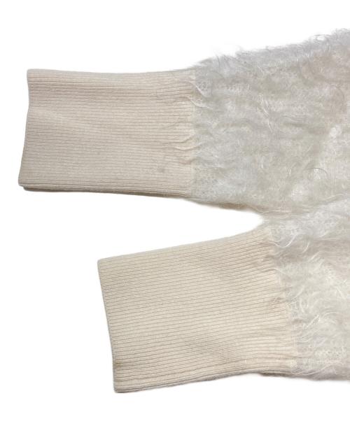 Adam et Rope（アダム エ ロペ）Adam et Rope (アダム エ ロペ) モヘヤカーディガン ホワイト サイズ:SIZE Freeの古着・服飾アイテム