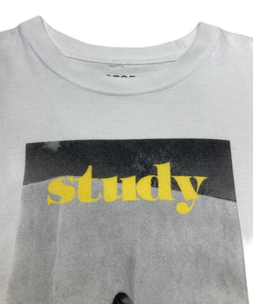 BIOTOP（ビオトープ）BIOTOP (ビオトープ) STUDY (スタディ) 別注 Photo T-shirts ホワイト サイズ:FREEの古着・服飾アイテム