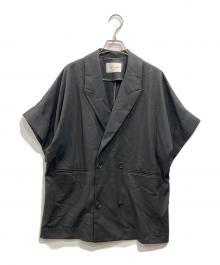 Adam et Rope（アダム エ ロペ）の古着「ショートスリーブシャツJK」｜ブラック