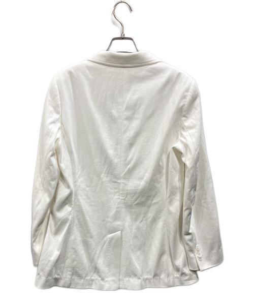POLO RALPH LAUREN（ポロ・ラルフローレン）POLO RALPH LAUREN (ポロ・ラルフローレン) ロゴクレストブレザー ホワイト サイズ:4の古着・服飾アイテム