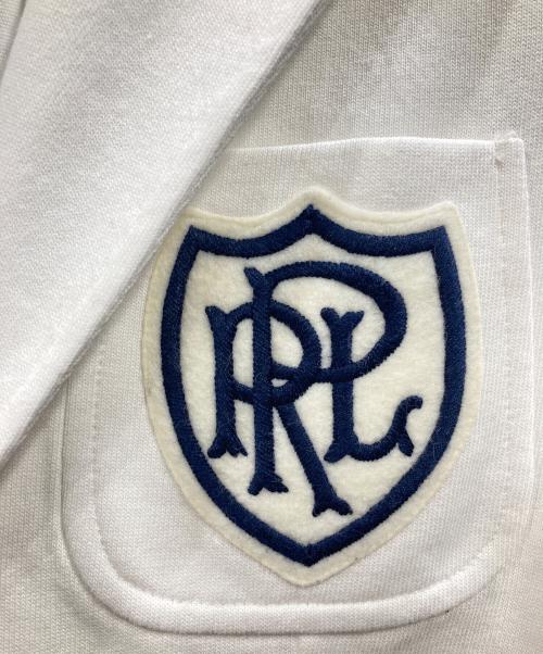 POLO RALPH LAUREN（ポロ・ラルフローレン）POLO RALPH LAUREN (ポロ・ラルフローレン) ロゴクレストブレザー ホワイト サイズ:4の古着・服飾アイテム