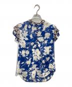 POLO RALPH LAURENポロ・ラルフローレン）の古着「シアーブラウス」｜ブルー