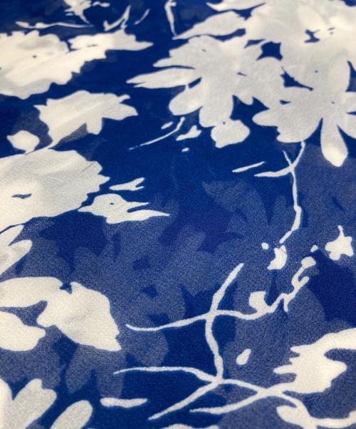 POLO RALPH LAUREN（ポロ・ラルフローレン）POLO RALPH LAUREN (ポロ・ラルフローレン) シアーブラウス ブルー サイズ:Sの古着・服飾アイテム