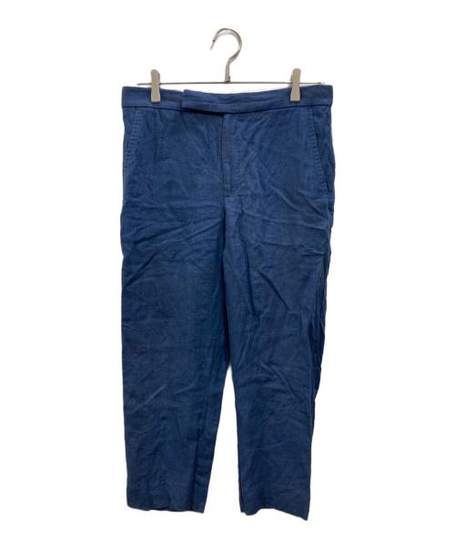 POLO RALPH LAUREN（ポロ・ラルフローレン）POLO RALPH LAUREN (ポロ・ラルフローレン) リネントラウザーパンツ ネイビー サイズ:4の古着・服飾アイテム