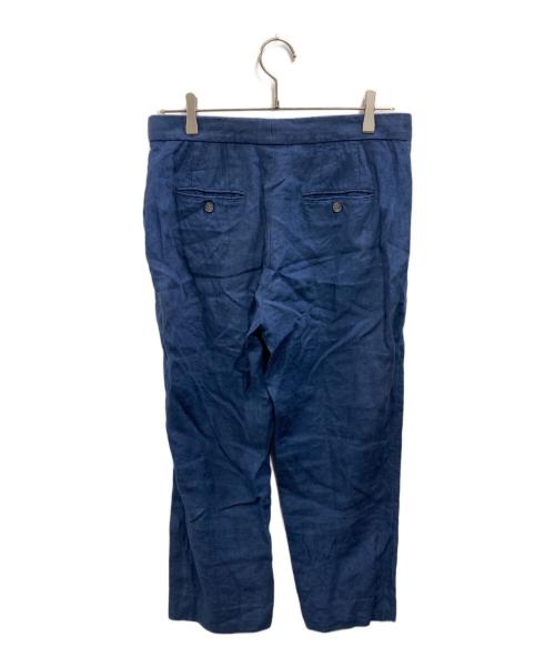 POLO RALPH LAUREN（ポロ・ラルフローレン）POLO RALPH LAUREN (ポロ・ラルフローレン) リネントラウザーパンツ ネイビー サイズ:4の古着・服飾アイテム