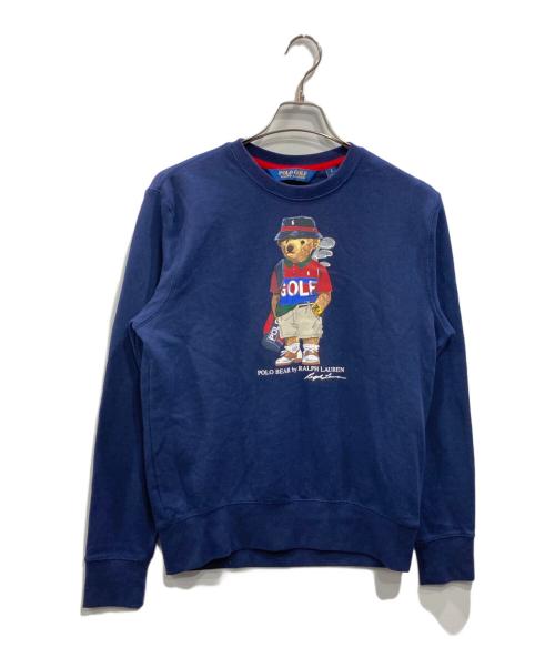 POLO RALPH LAUREN（ポロ・ラルフローレン）POLO RALPH LAUREN (ポロ・ラルフローレン) ポロベア柄スウェット ネイビー サイズ:Sの古着・服飾アイテム
