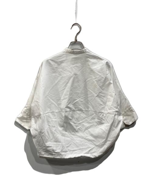 MACPHEE（マカフィー）MACPHEE (マカフィー) コットンブロード クロップドシャツ ホワイト サイズ:36の古着・服飾アイテム