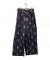 ne quittez pas（ヌキテパ）の古着「Cotton Linen Foil Print Pants」｜ネイビー