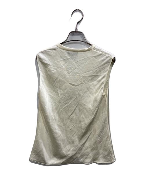 theory（セオリー）theory (セオリー) SL TWST SCOOP BL（スリーブレスツイストスコープブラウス） アイボリー サイズ:SIZE Sの古着・服飾アイテム