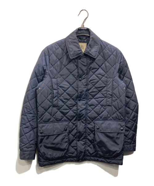 J.PRESS（ジェイプレス）J.PRESS (ジェイプレス) LIMONTAキルト コート ネイビー サイズ:Lの古着・服飾アイテム