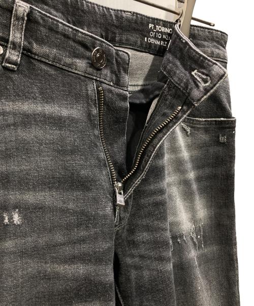 PT TORINO（ピーティートリノ）PT TORINO (ピーティートリノ) スーパースリム フィットトラベル デニム パンツ グレー サイズ:32の古着・服飾アイテム