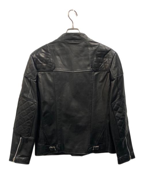 MACKINTOSH LONDON（マッキントッシュ ロンドン）MACKINTOSH LONDON (マッキントッシュ ロンドン) JAMES GROSE (ジェームスグロース) ホースハイドライダースジャケット ブラック サイズ:40の古着・服飾アイテム