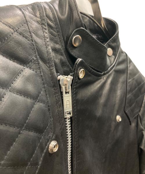 MACKINTOSH LONDON（マッキントッシュ ロンドン）MACKINTOSH LONDON (マッキントッシュ ロンドン) JAMES GROSE (ジェームスグロース) ホースハイドライダースジャケット ブラック サイズ:40の古着・服飾アイテム