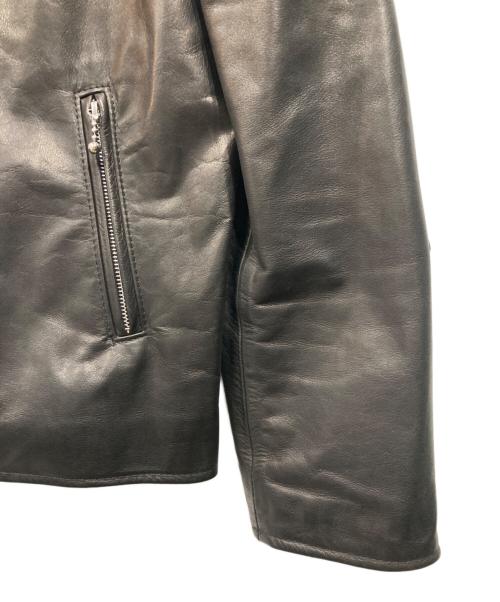 MACKINTOSH LONDON（マッキントッシュ ロンドン）MACKINTOSH LONDON (マッキントッシュ ロンドン) JAMES GROSE (ジェームスグロース) ホースハイドライダースジャケット ブラック サイズ:40の古着・服飾アイテム