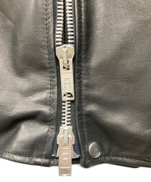 MACKINTOSH LONDON（マッキントッシュ ロンドン）MACKINTOSH LONDON (マッキントッシュ ロンドン) JAMES GROSE (ジェームスグロース) ホースハイドライダースジャケット ブラック サイズ:40の古着・服飾アイテム