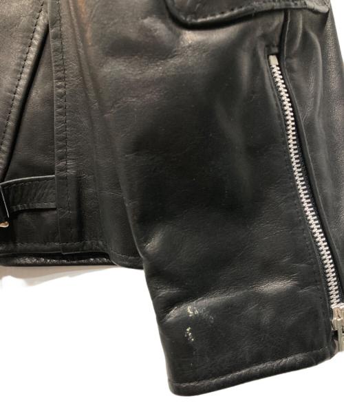 MACKINTOSH LONDON（マッキントッシュ ロンドン）MACKINTOSH LONDON (マッキントッシュ ロンドン) JAMES GROSE (ジェームスグロース) ホースハイドライダースジャケット ブラック サイズ:40の古着・服飾アイテム