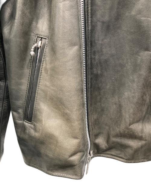 MACKINTOSH LONDON（マッキントッシュ ロンドン）MACKINTOSH LONDON (マッキントッシュ ロンドン) JAMES GROSE (ジェームスグロース) ホースハイドライダースジャケット ブラック サイズ:40の古着・服飾アイテム