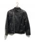 MACKINTOSH LONDON（マッキントッシュ ロンドン）の古着「ホースハイドライダースジャケット」｜ブラック