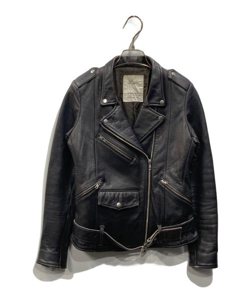Lisiere（リジェール）Lisiere (リジェール) ダブルライダースジャケット ブラック サイズ:38の古着・服飾アイテム