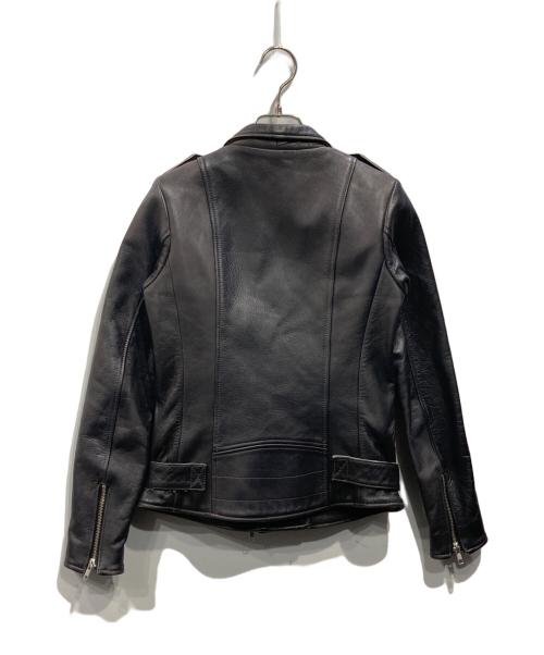 Lisiere（リジェール）Lisiere (リジェール) ダブルライダースジャケット ブラック サイズ:38の古着・服飾アイテム