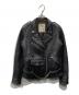 Lisiere（リジェール）の古着「ダブルライダースジャケット」｜ブラック