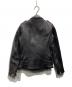 Lisiere (リジェール) ダブルライダースジャケット ブラック サイズ:38：6000円