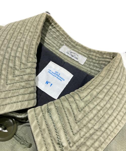 RHC Ron Herman（アールエイチシー ロンハーマン）RHC Ron Herman (アールエイチシー ロンハーマン) BEDWIN &THE HEARTBREAKERS (ベドウィンアンドザ ハートブレイカーズ) オーバーダイ加工ステンカラーコート カーキ サイズ:表記なしの古着・服飾アイテム