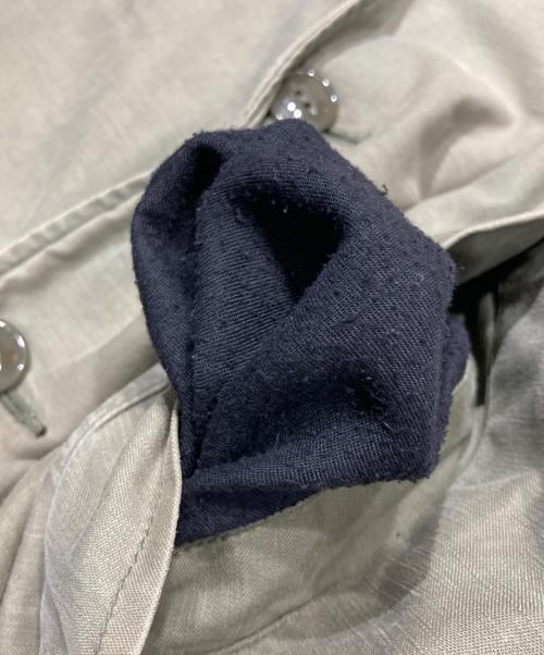 RHC Ron Herman（アールエイチシー ロンハーマン）RHC Ron Herman (アールエイチシー ロンハーマン) BEDWIN &THE HEARTBREAKERS (ベドウィンアンドザ ハートブレイカーズ) オーバーダイ加工ステンカラーコート カーキ サイズ:表記なしの古着・服飾アイテム