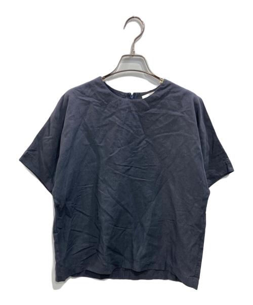ebure（エブール）EBURE (エブール) リネン混ドルマンブラウス グレー サイズ:SIZE 38の古着・服飾アイテム