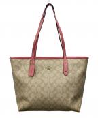 COACHコーチ）の古着「トートバッグ」｜ベージュ