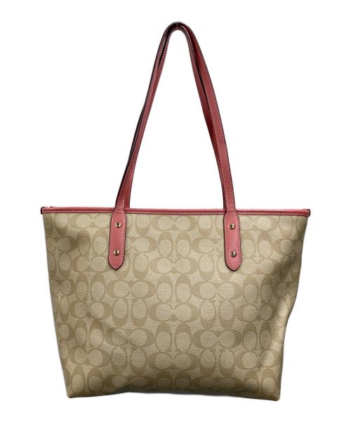 COACH（コーチ）COACH (コーチ) トートバッグ ベージュの古着・服飾アイテム