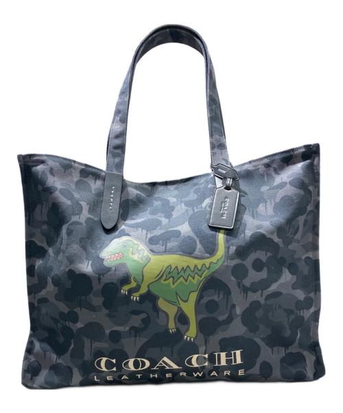 COACH（コーチ）COACH (コーチ) トート・カモ プリント アンド レキシー グレーの古着・服飾アイテム