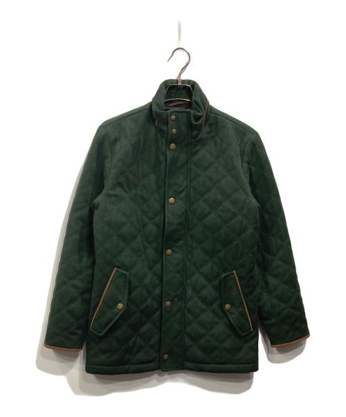 BROOKS BROTHERS（ブルックスブラザーズ）BROOKS BROTHERS (ブルックスブラザーズ) キルティングスタンドカラージャケット グリーン サイズ:Sの古着・服飾アイテム