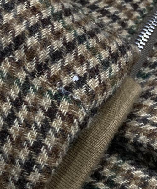 PS Paul Smith（ＰＳポールスミス）PS Paul Smith (ＰＳポールスミス) ツイードダウンジャケット ブラウン サイズ:Mの古着・服飾アイテム