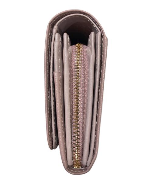 NINA RICCI（ニナリッチ）NINA RICCI (ニナリッチ) ジャルダン2つ折り財布 ピンクの古着・服飾アイテム