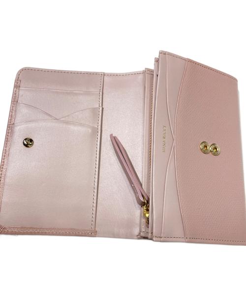 NINA RICCI（ニナリッチ）NINA RICCI (ニナリッチ) ジャルダン2つ折り財布 ピンクの古着・服飾アイテム