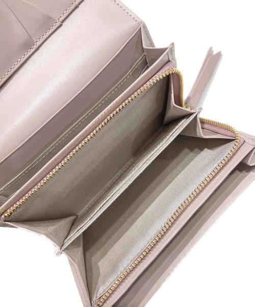 NINA RICCI（ニナリッチ）NINA RICCI (ニナリッチ) ジャルダン2つ折り財布 ピンクの古着・服飾アイテム