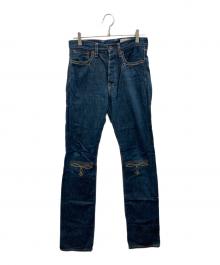 KAPITAL（キャピタル）の古着「シンチバックデニムパンツ」｜インディゴ