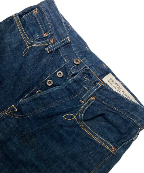 KAPITAL（キャピタル）KAPITAL (キャピタル) シンチバックデニムパンツ インディゴ サイズ:W29の古着・服飾アイテム