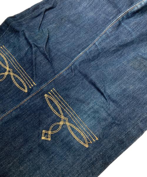 KAPITAL（キャピタル）KAPITAL (キャピタル) シンチバックデニムパンツ インディゴ サイズ:W29の古着・服飾アイテム