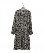 MAX&Co.マックスアンドコー）の古着「総柄ワンピース」｜ブラック