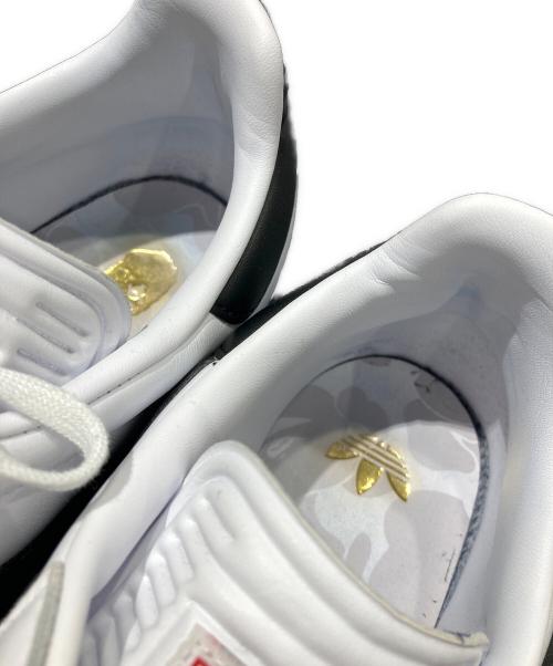 adidas Originals（アディダスオリジナル）adidas originals (アディダスオリジナル) A BATHING APE (ア ベイシング エイプ) SAMBA BAPE ホワイト サイズ:30.5cmの古着・服飾アイテム