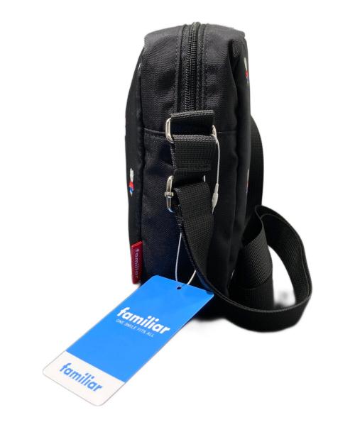 familiar（ファミリア）familiar (ファミリア) ピクセルアート柄ショルダーバッグ ブラック 未使用品の古着・服飾アイテム